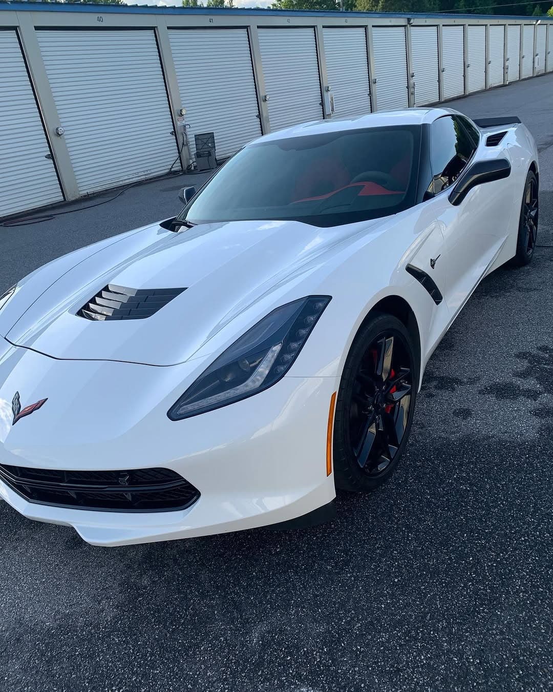 Exterior detailing on a Corvette, Cumming GA