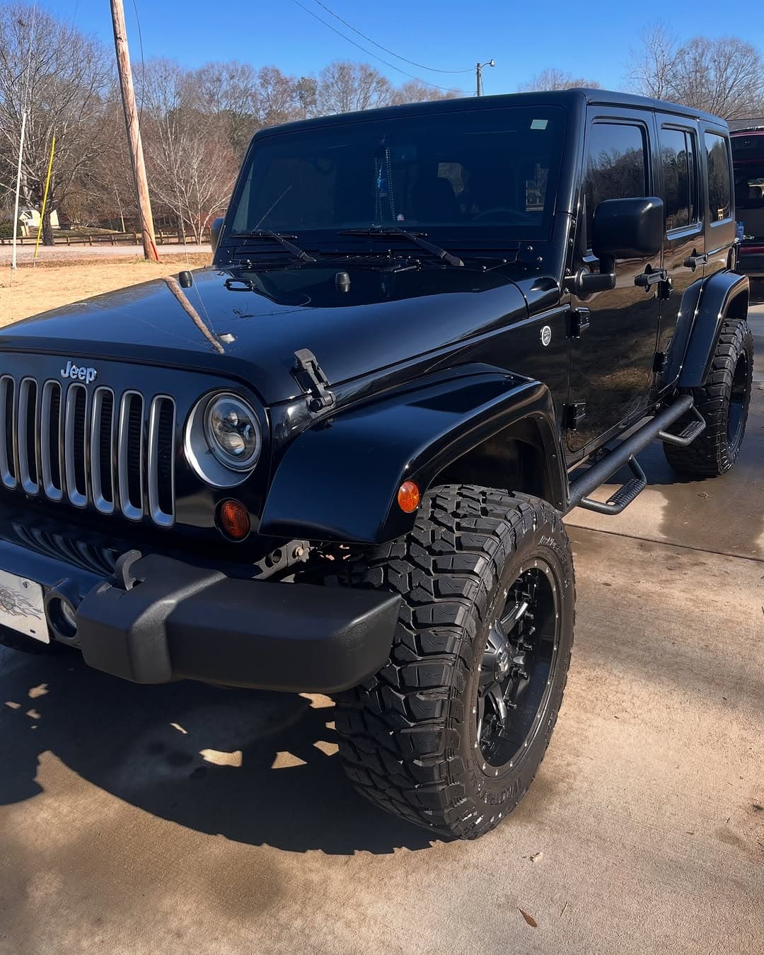 Exterior detailing on a jeep, Cumming GA