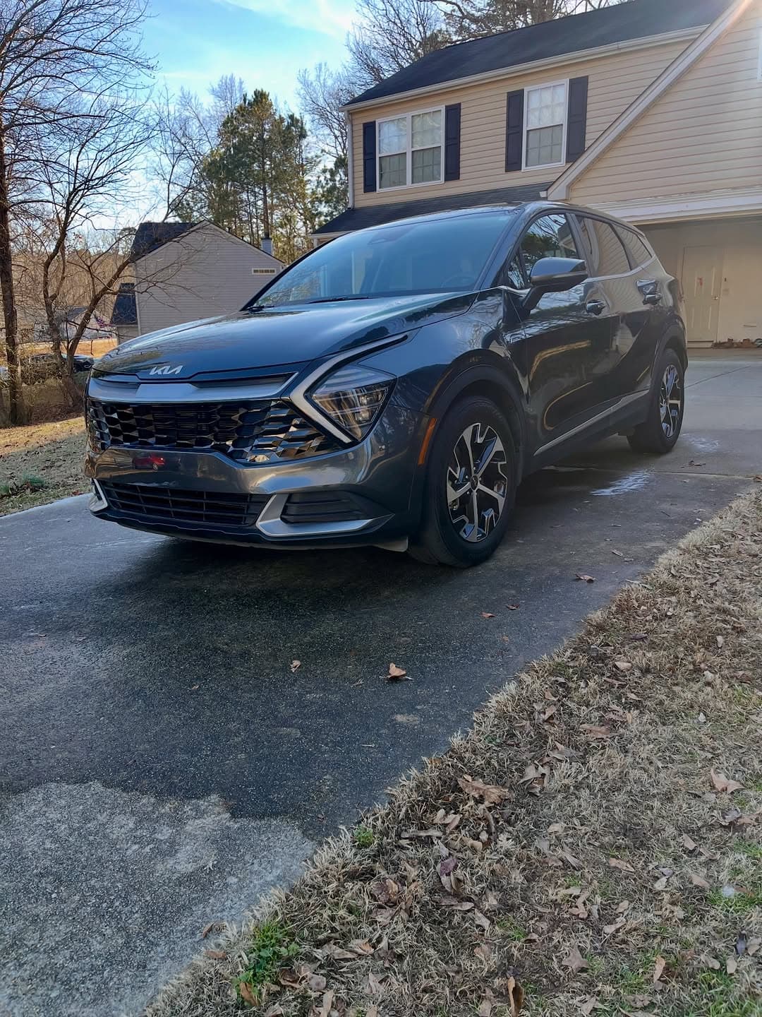Exterior detailing on a kia, Cumming GA