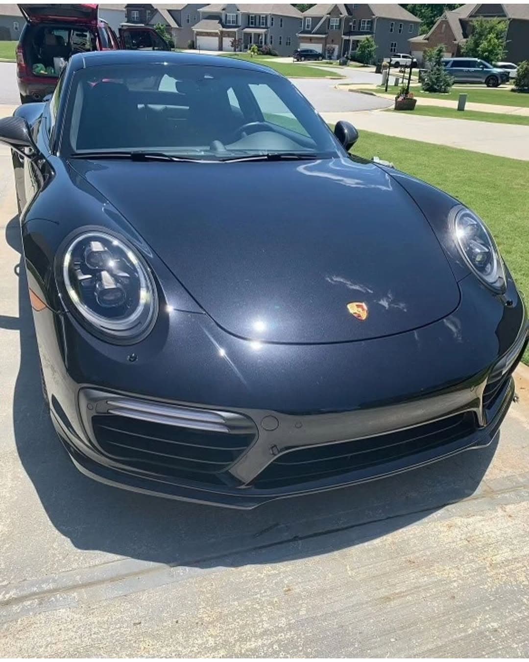Exterior detailing on a porsche 911, Cumming GA