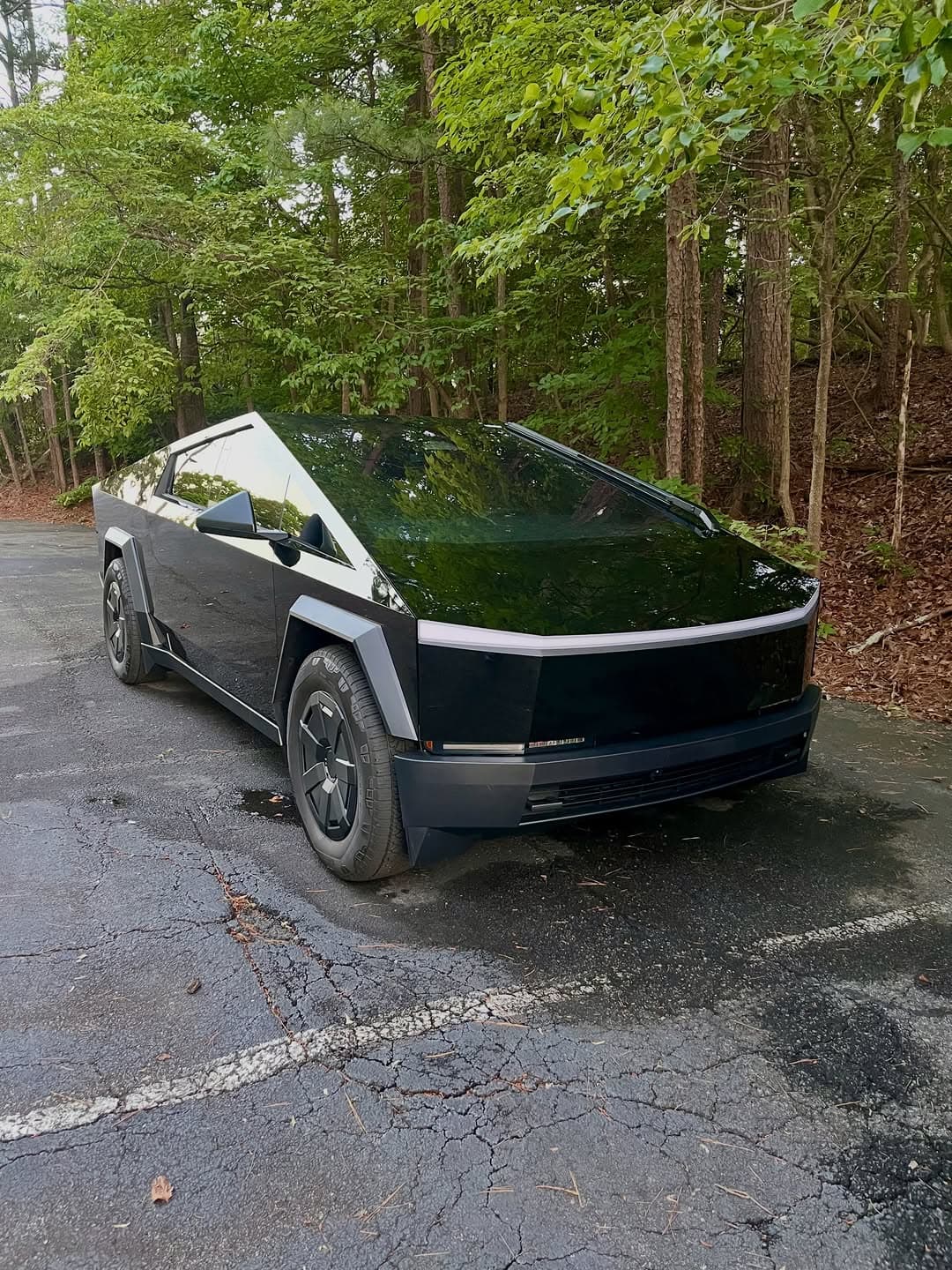 Exterior detailing on a tesla, Cumming GA