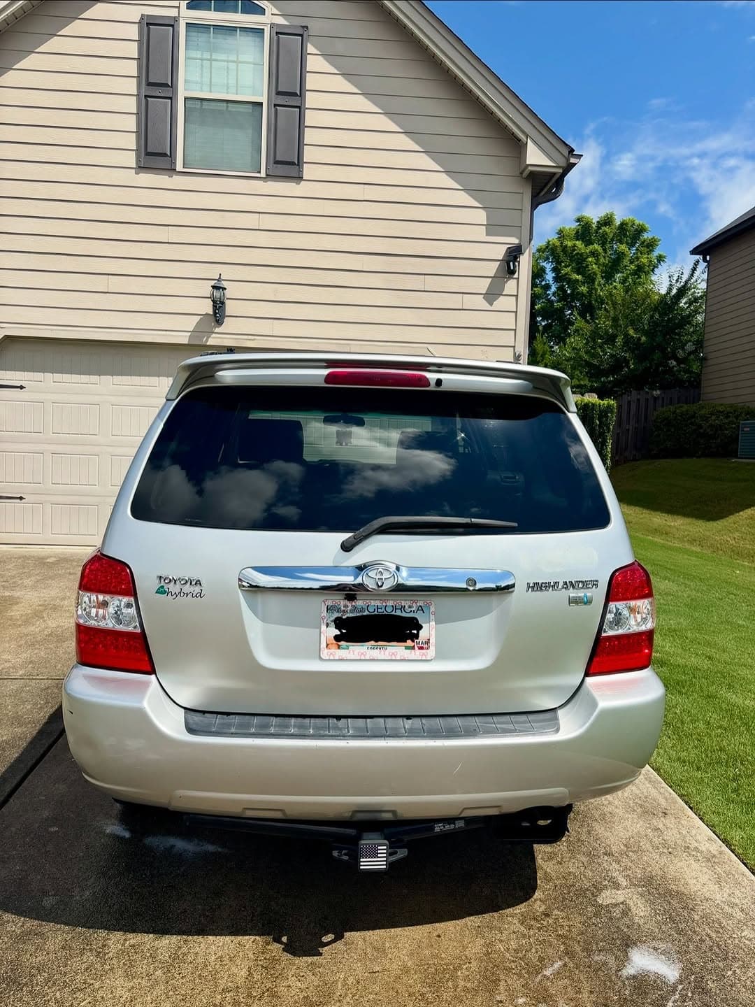 Exterior detailing on a toyota headlight restoration, Cumming GA (after)
