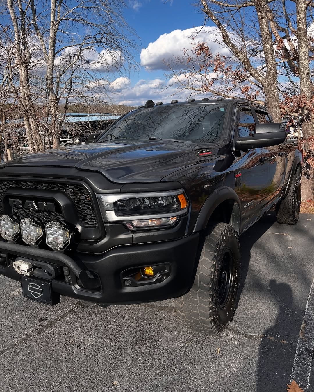Exterior detailing on a truck, Cumming GA